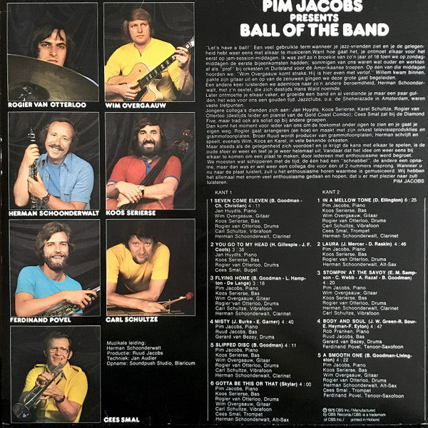 Pim Jacobs Presents Ball Of The Band : Pim Jacobs Presents Ball Of The Band (LP, Album)