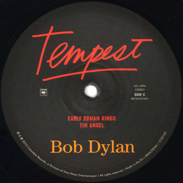 Bob Dylan : Tempest (2xLP, Album, 180 + CD, Album)
