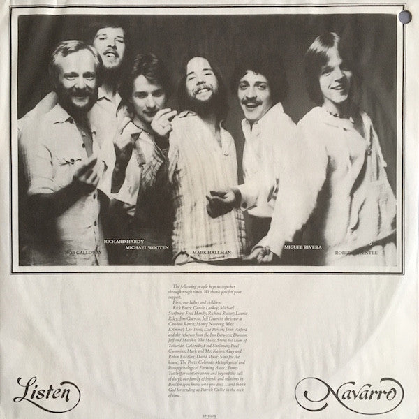 Navarro (7) : Listen (LP, Album, Los)