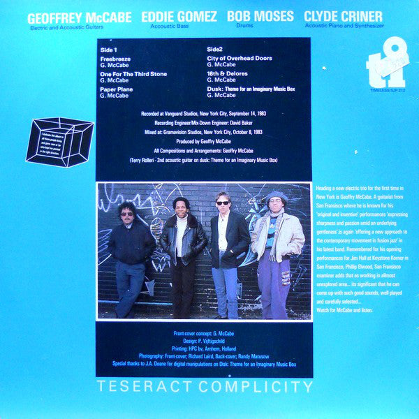 Geoffrey McCabe : Teseract Complicity (LP)