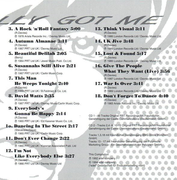 The Kinks : You Really Got Me • The Very Best Of The Kinks (2xCD, Comp)