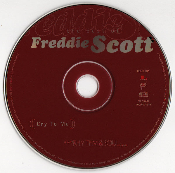 Freddie Scott (2) : Cry To Me: The Best Of Freddie Scott (CD, Comp)