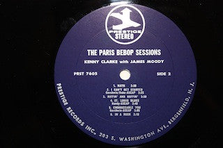 Kenny Clarke With James Moody : The Paris Bebop Sessions (LP, Comp, RM)