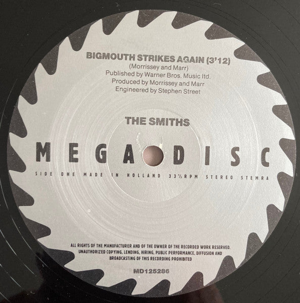 The Smiths : Bigmouth Strikes Again (12", Single, Sil)