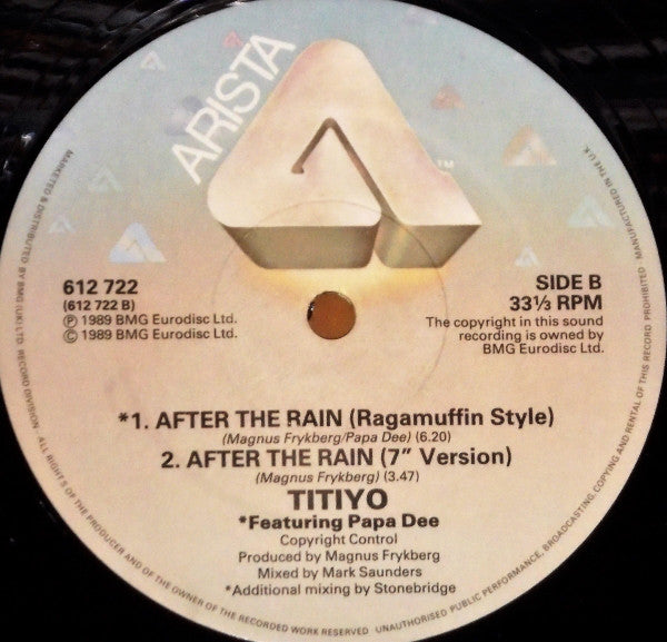 Titiyo : After The Rain (12")