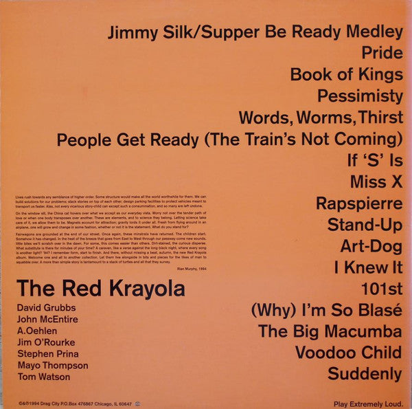 The Red Krayola* : The Red Krayola (LP, Album)