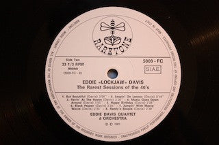Eddie "Lockjaw" Davis : The Rarest Sessions Of The 40's (LP, Comp, Mono)