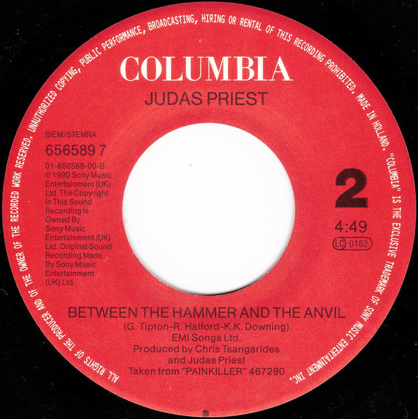 Judas Priest : A Touch Of Evil (7", Single)