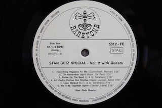 Stan Getz With Guests As Duke Ellington And His Orchestra / Dizzy Gillespie / Ray Brown : Stan Getz Special-Vol.2 (LP, Comp, Mono)