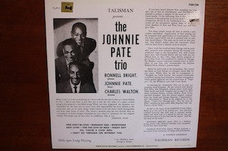 Johnnie Pate Trio : The Johnnie Pate Trio (LP, Album, RE)