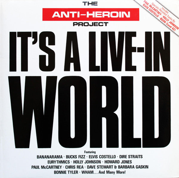 Various : The Anti-Heroin Project - It's A Live-In World (2xLP, Album)