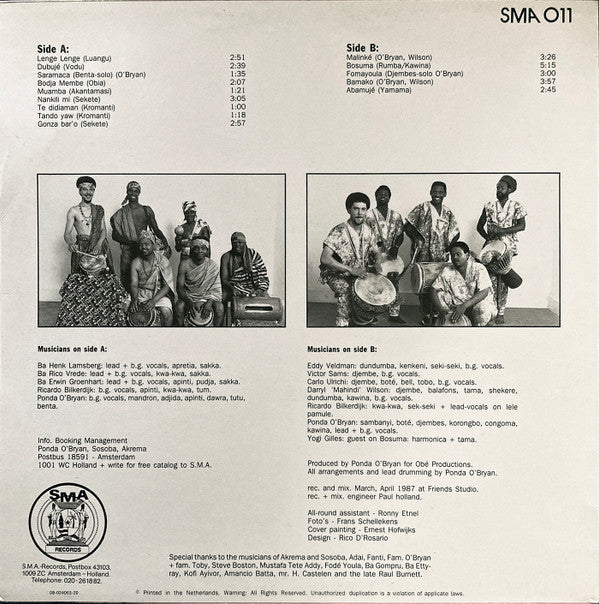 Ponda O'Bryan's Afro-Drum Ensemble : Ndama (LP, Album)