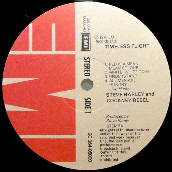 Steve Harley & Cockney Rebel : Timeless Flight (LP, Album, Gat)