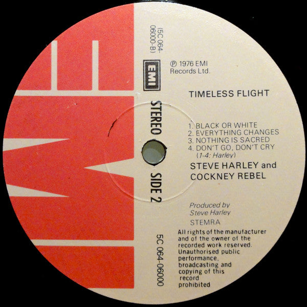 Steve Harley And Cockney Rebel* : Timeless Flight (LP, Album, Gat)