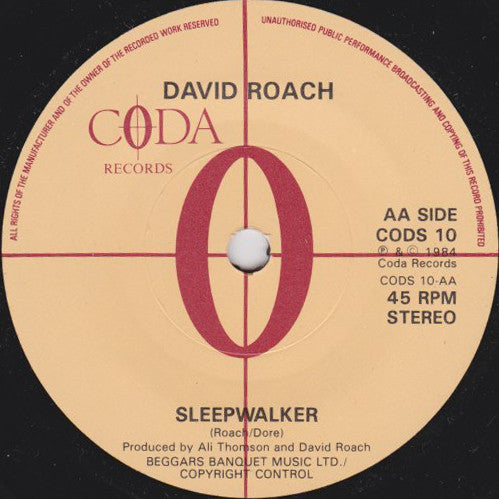 David Roach : Emotional Jungle (7", Single)