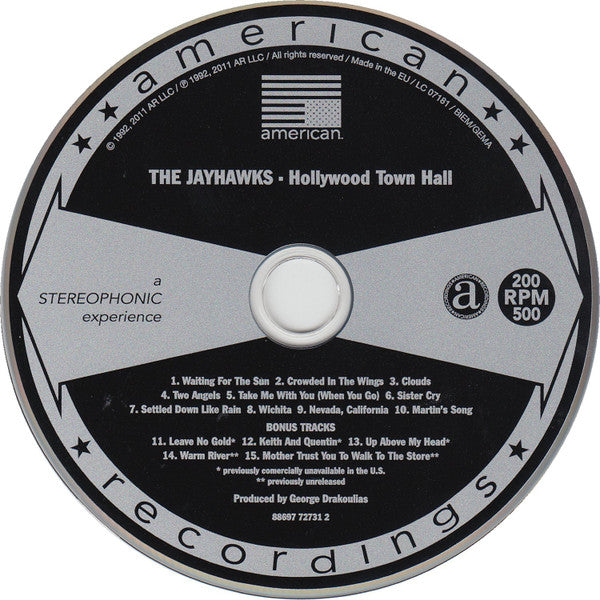 The Jayhawks : Hollywood Town Hall (CD, Album, RE, RM)