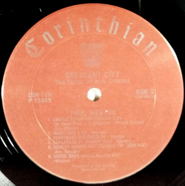 Paul Weston (2) : Crescent City - The Music Of New Orleans (LP)