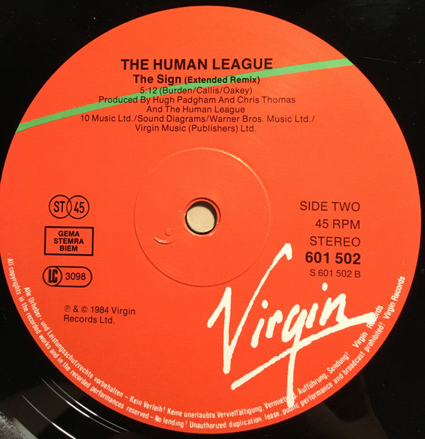 Human League* : Louise (12", Maxi)