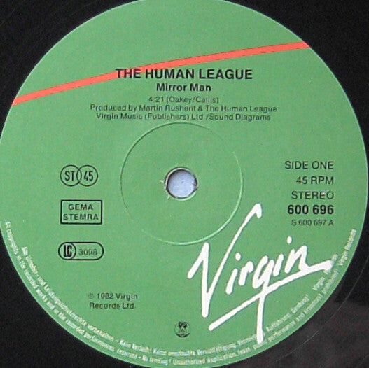 The Human League : Mirror Man (12", Single)