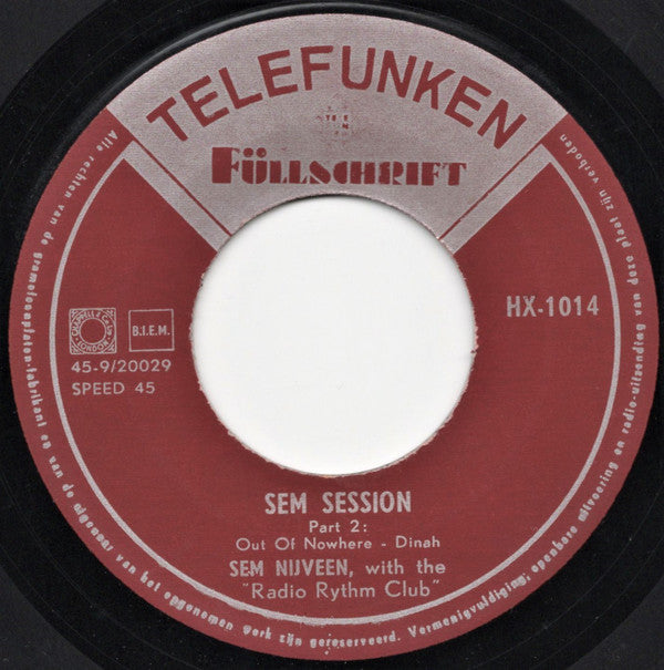 Sem Nijveen With The “Radio Rhythm Club” : Sem Session (7", EP)