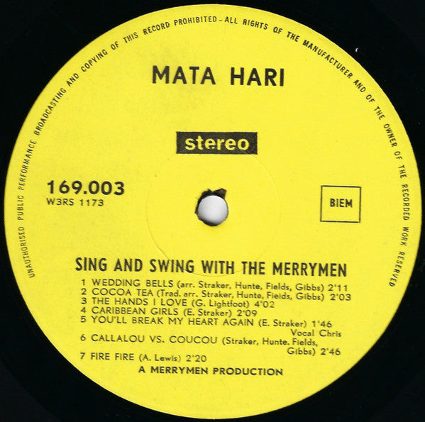 The Merrymen : Sing And Swing With The Merrymen (LP, Album, RE)