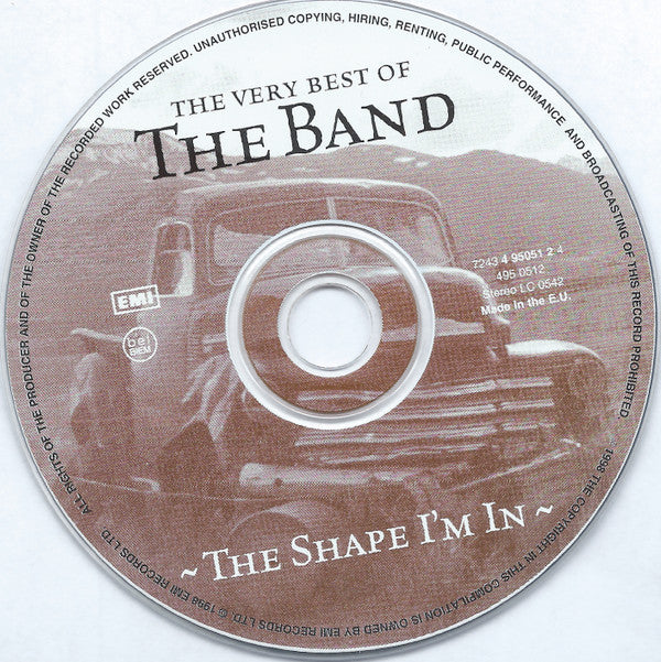 The Band : The Very Best Of The Band - The Shape I'm In (CD, Comp)
