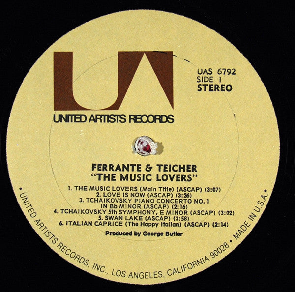 Ferrante & Teicher : The Music Lovers (LP, Album)
