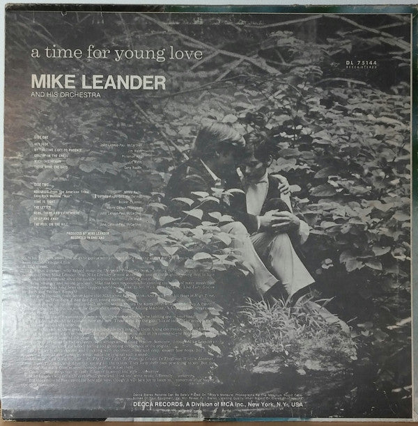 Mike Leander And His Orchestra : A Time For Young Love (LP, Album, Glo)