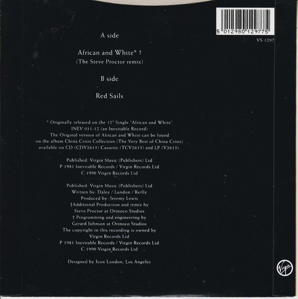 China Crisis : African And White (The Steve Proctor Remix) (7")