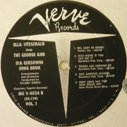 Ella Fitzgerald : Sings The George And Ira Gershwin Song Book - Volume One (LP, Album, Mono, Gat)