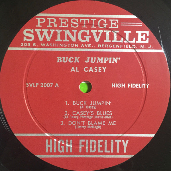 Al Casey : Buck Jumpin' (LP, Album, Mono)