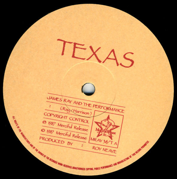 James Ray And The Performance : Texas (12", Single)