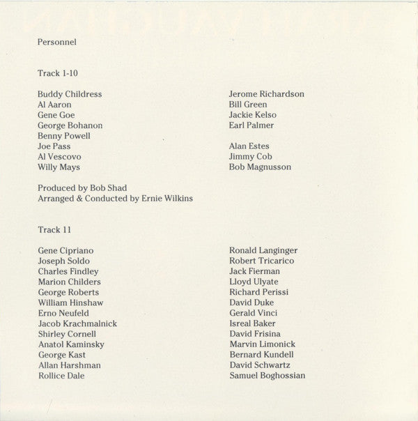 Sarah Vaughan : A Time In My Life (CD, Album, Comp, RM)