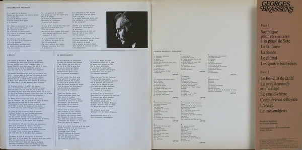Georges Brassens : 9 - Supplique Pour Être Enterré À La Plage De Sète (LP, Album, RE, Gat)