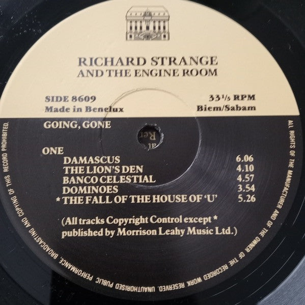 Richard Strange & The Engine Room : Going, Gone (LP, Album)