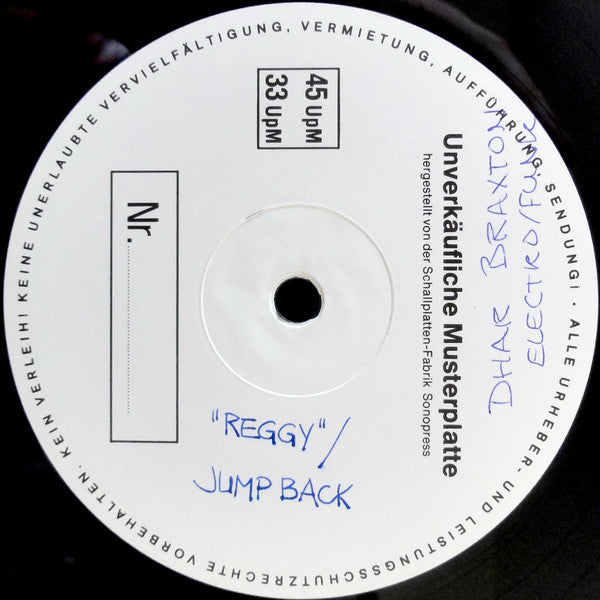 Dhar Braxton : Jump Back (Set Me Free) (12", Promo)