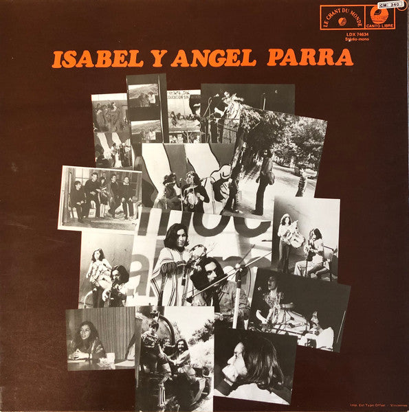 Isabel Y Angel Parra : Isabel Et Angel Parra (LP, Album, 3-S)