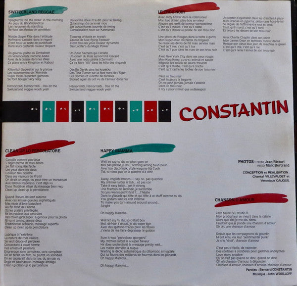 Constantin : Switzerland Reggae (LP)