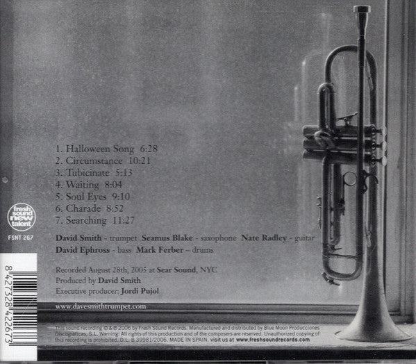 David Smith Quintet : Circumstance (CD, Album)