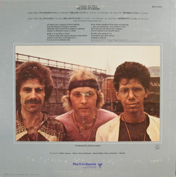 Chick Corea : The Song Of Singing (LP, Album)