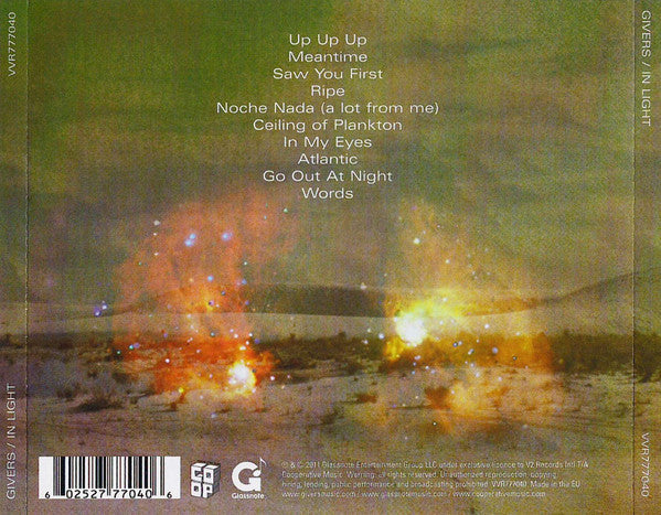 Givers : In Light (CD, Album)