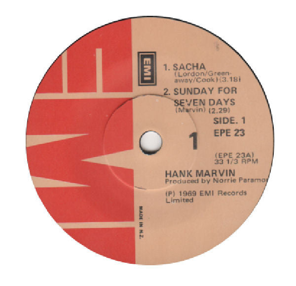 Hank Marvin : Hank Marvin (7", EP)