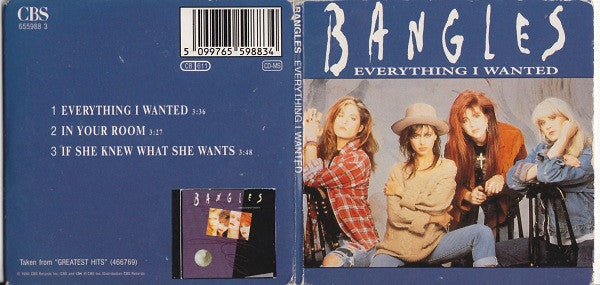 Bangles : Everything I Wanted (CD, Mini, Maxi)