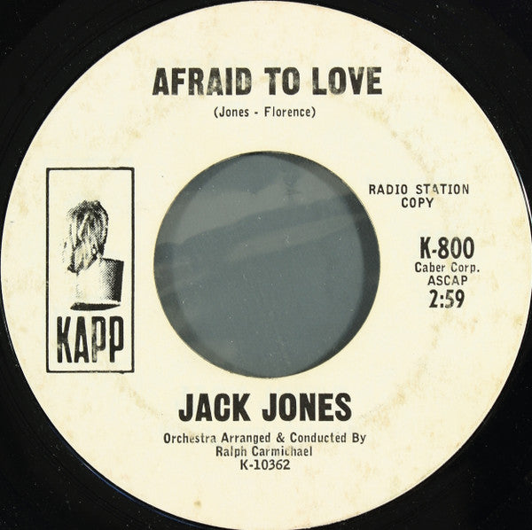 Jack Jones : Lady (7", Single, Promo, Styrene)