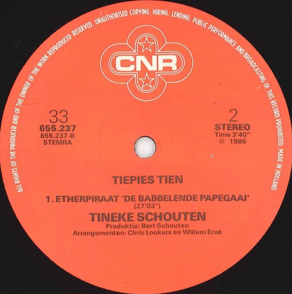 Tineke Schouten : Tiepies Tien (LP)
