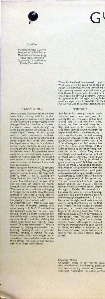 Various : Guitar Workshop Volume Two (LP, Album)