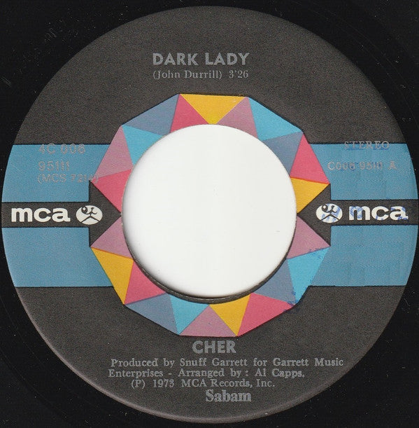 Cher : Dark Lady (7")