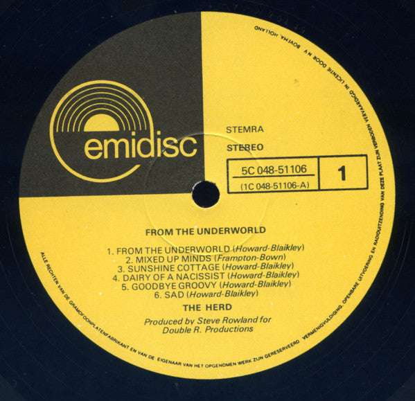 The Herd* : From The Underworld (LP, Comp)