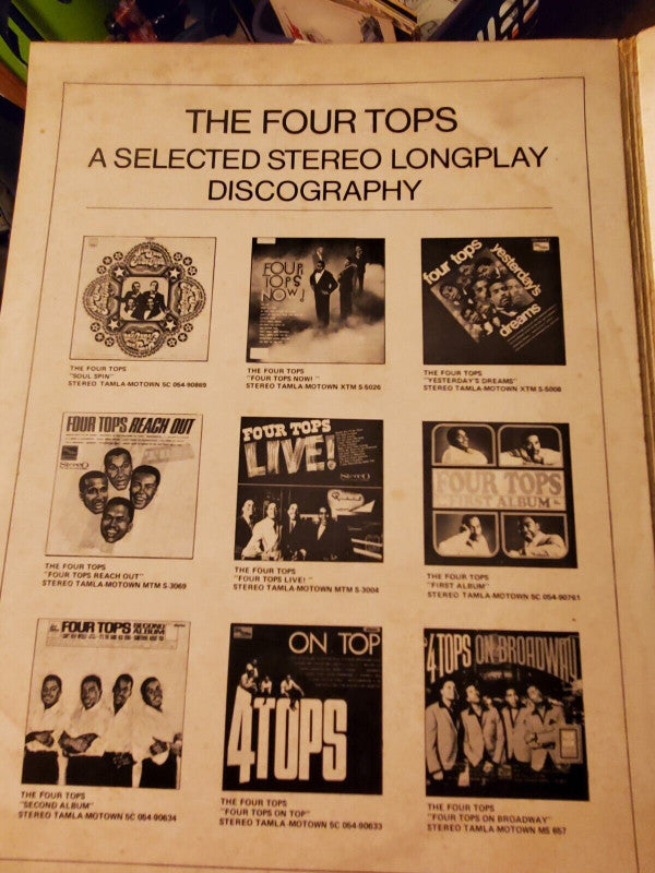 Four Tops : "Fourteen Fabulous Favorites" (LP, Comp)