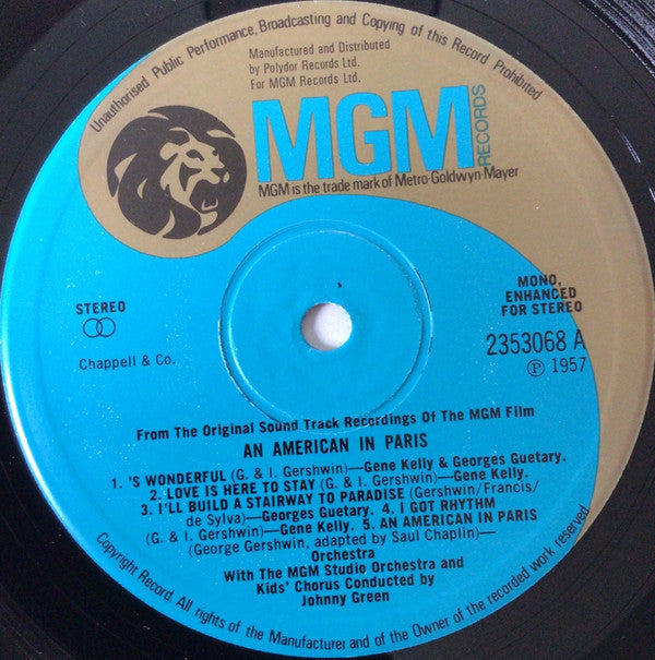 Various : An American In Paris / Les Girls (LP, Album)